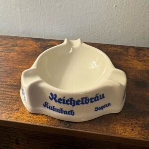Vintage Reichelbrau Kulmbach Bayern Ceramic Ashtray
